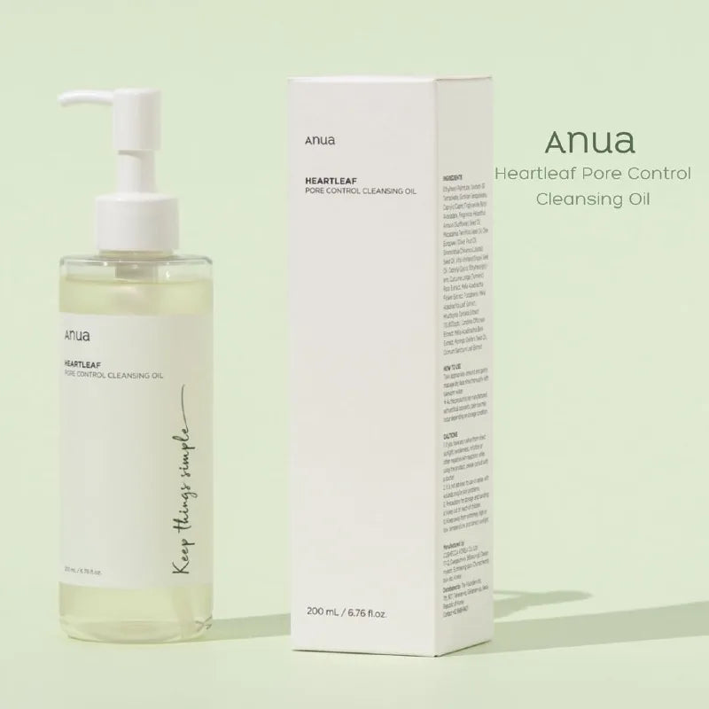 Anua Skincare Products Set Facial Deep Cleansing Toner 77 Heartleaf Pore Control Cleansing Oil korean Kit Skin Care Beauty Set