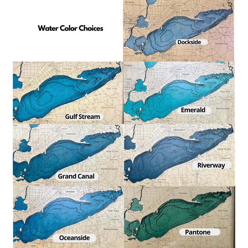 Any Lake customized wood Map Gift personalized gift, Lake house decor, 3D Custom Lake art, lake gift, wood lake map, Any location