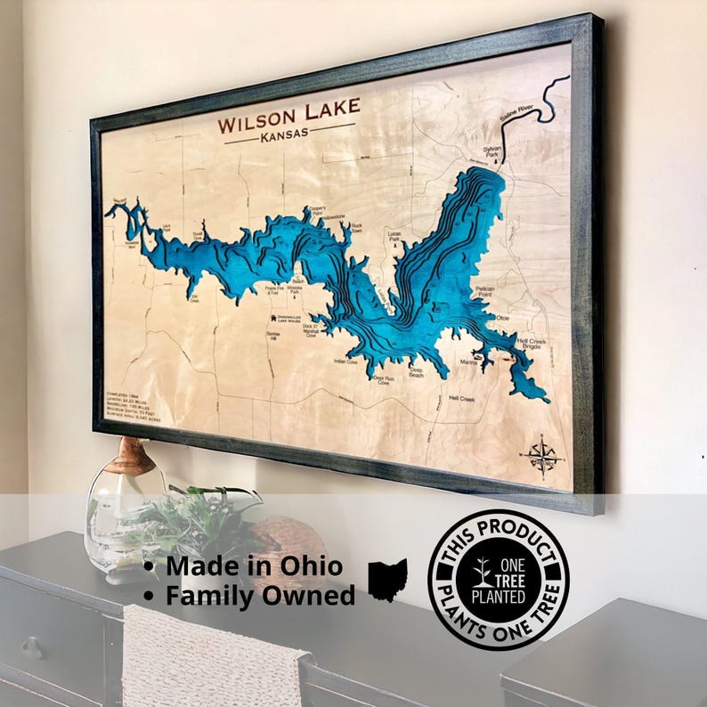 Any Lake customized wood Map Gift personalized gift, Lake house decor, 3D Custom Lake art, lake gift, wood lake map, Any location