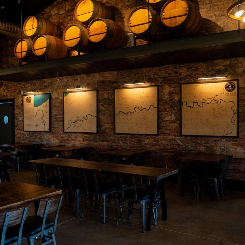 Any Lake customized wood Map Gift personalized gift, Lake house decor, 3D Custom Lake art, lake gift, wood lake map, Any location