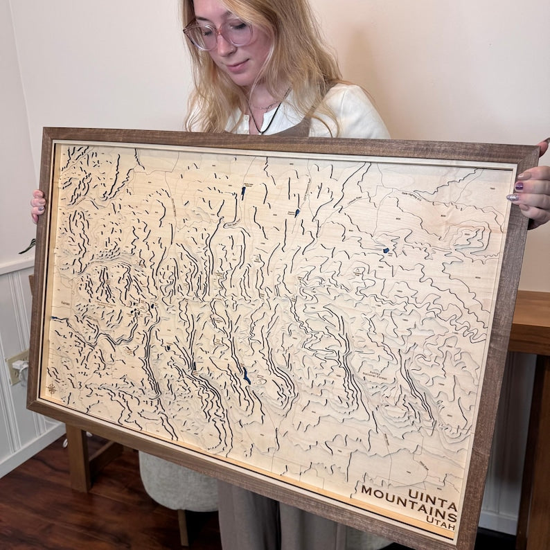 Any Lake customized wood Map Gift personalized gift, Lake house decor, 3D Custom Lake art, lake gift, wood lake map, Any location