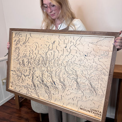 Any Lake customized wood Map Gift personalized gift, Lake house decor, 3D Custom Lake art, lake gift, wood lake map, Any location